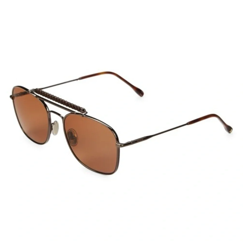 TOD’S Brown Aviator Sunglasses